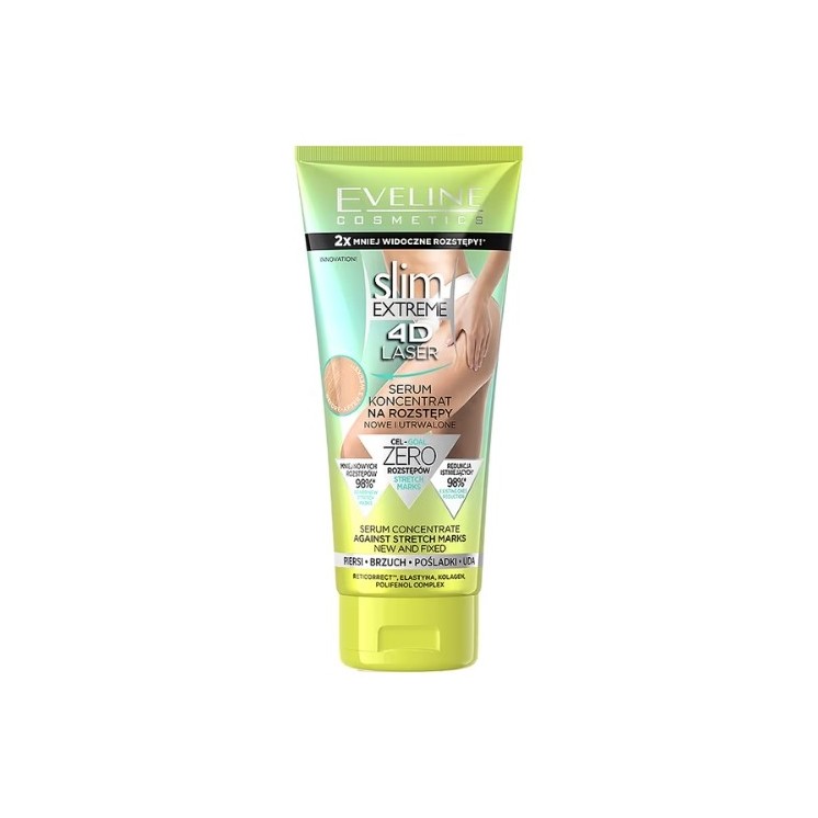 Eveline Slim Extreme 4D Serum - концентрат від нових і стійких розтяжок 150 мл