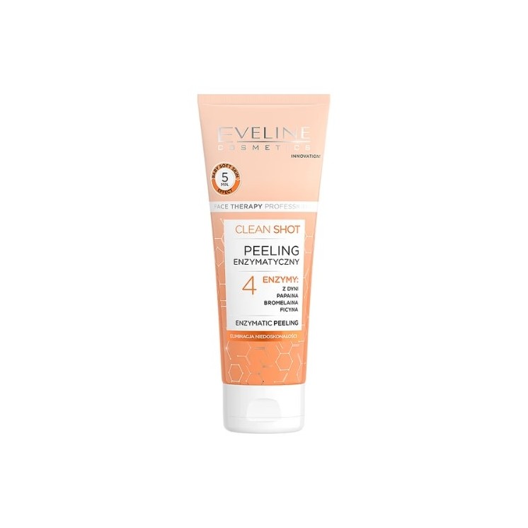 Ензимний Peeling для обличчя Eveline Clean Shot 75 мл