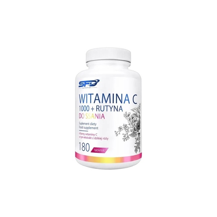 SFD Vitamine C 1000 + Rutine 180 zuigtabletten