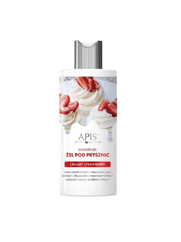 Apis Żel pod prysznic Creamy Strawberry 300 ml