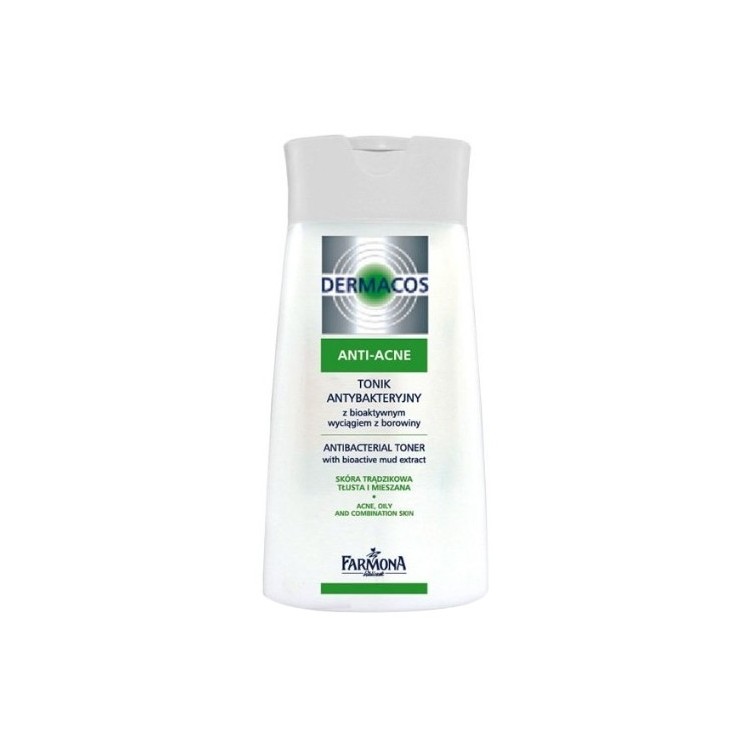 Farmona Dermacos Anti Acne antibacterial Тонік для обличчя з біоактивним екстрактом грязі 150 мл