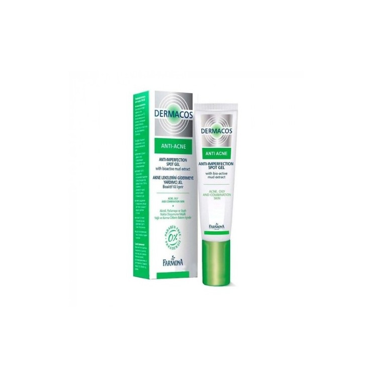 Farmona Dermacos Anti Acne гель проти недосконалостей з біоактивним екстрактом грязі 15 мл