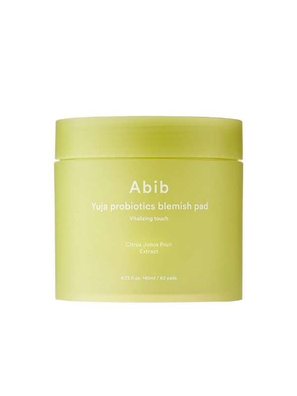 Abib Yuja Probiotics Blemish Pad Vitalizing Touch  Rozświetlające Płatki do Twarzy 140 ml