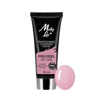 MollyLac Polygel opbouwacrylgel HEMA/Di- HEMA Free Nr. /06/ Frans Pink 30 ml