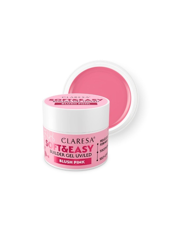 Claresa Soft & Easy Żel budujący do paznokci Blush Pink 45 g