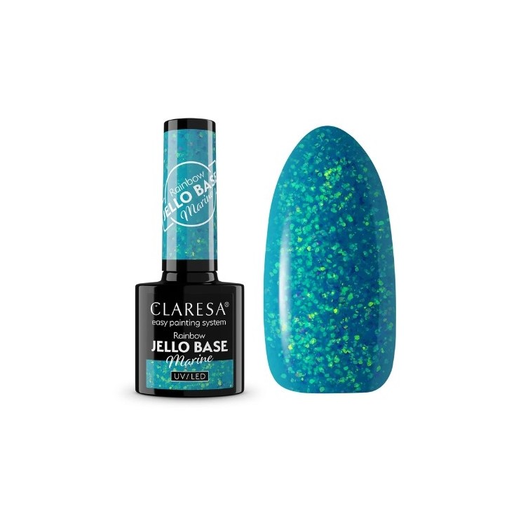 Claresa Hybrid Nail Base Rainbow Jello Base 5 g Marine