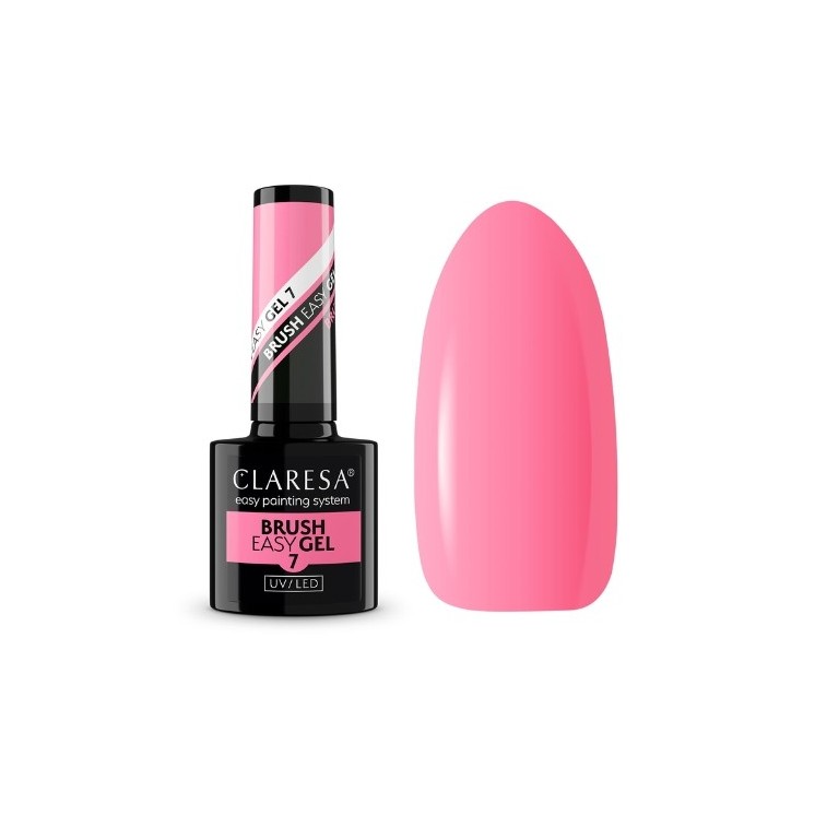 Claresa Brush Easy Gel Gel in een flesje met kwastje /7/ 5 g