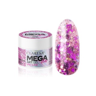 Claresa Żel do zdobień MEGASTAR PINK PIXEL 10 g