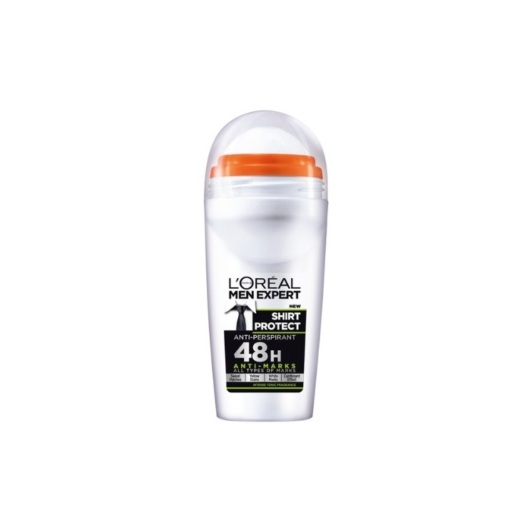 Дезодорант-дезодорант L'oreal Men Expert Shirt Protect Anti-Perspirant Roll-On 50 мл