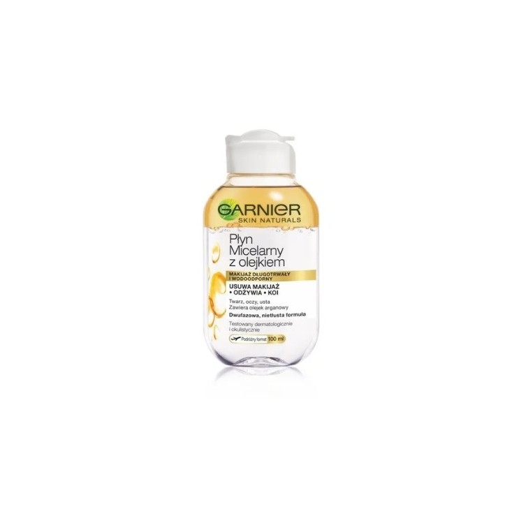 Міцелярний флюїд Garnier Skin Naturals з маслами 100 мл