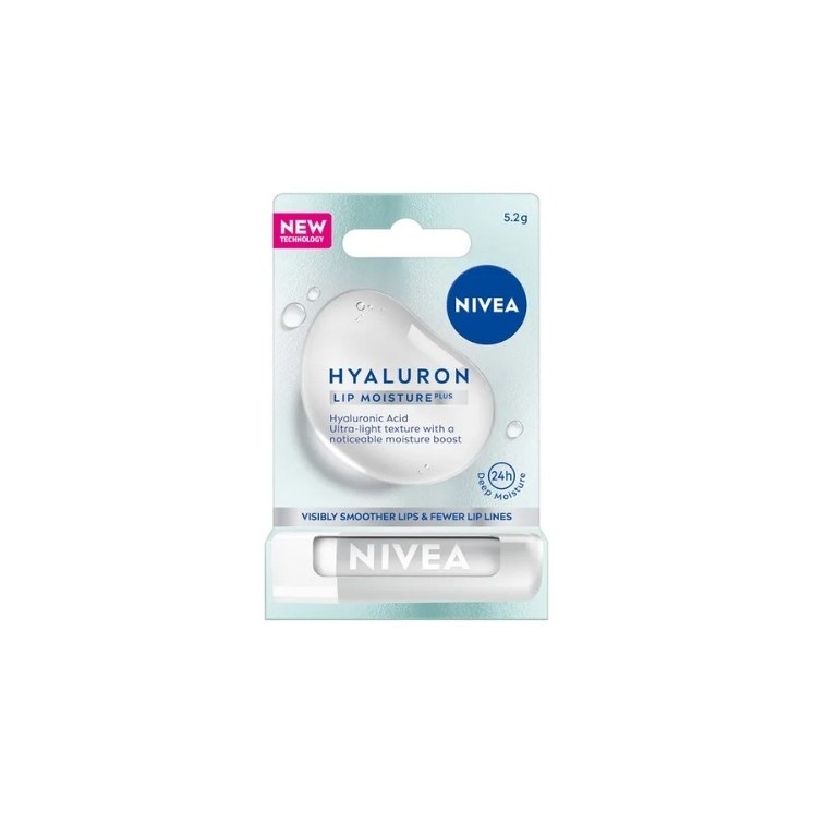 Nivea Hyaluron Lip Moisture Plus Moisturizing Lip Balm Stick 5 g