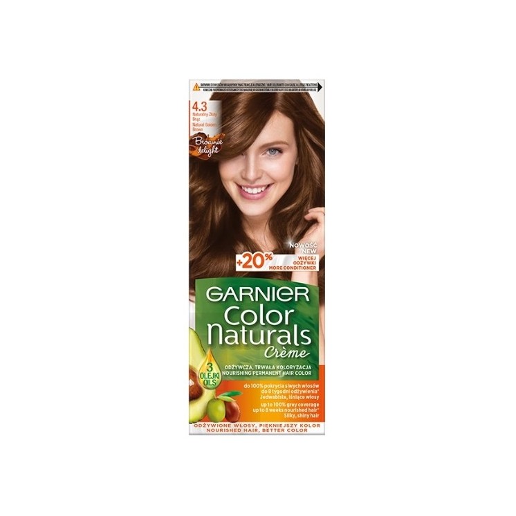 Garnier Color Naturals Hair dye /4.3/ Golden brown