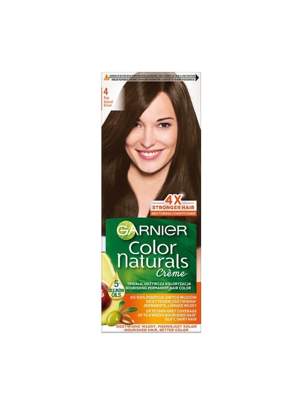 Garnier Color Naturals Farba do włosów /4/ Brąz