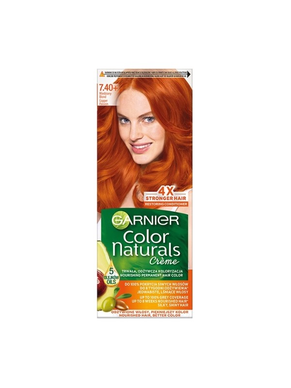 Garnier Color Naturals Farba do włosów /7.40/ Miedziany blond