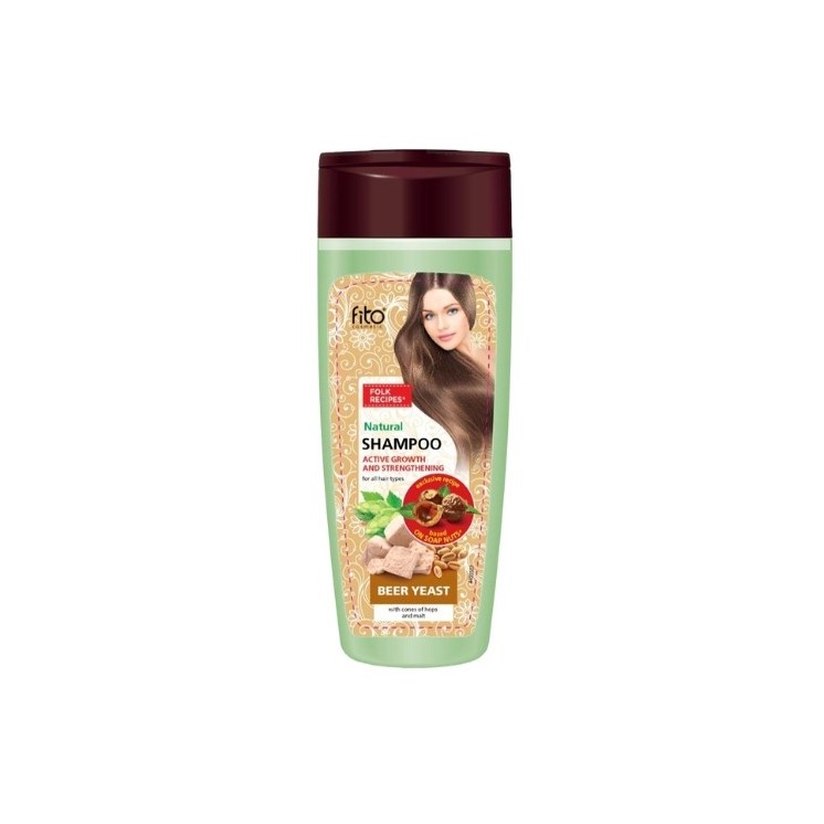 Fitocosmetics Shampoo für alle Haartypen Bierhefe 270 ml