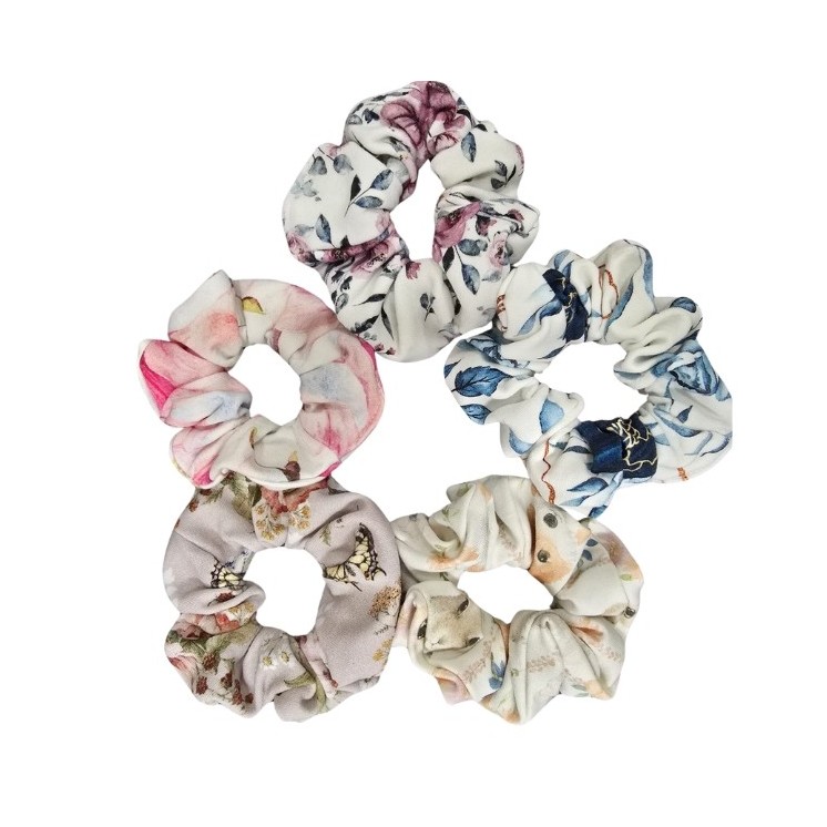 Haarbanden 100% katoen, mix lichte patronen, handgemaakt