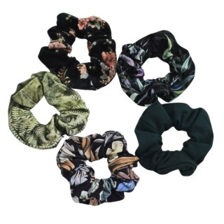 Hair bands 100% Cotton mix of dark patterns Hand-made