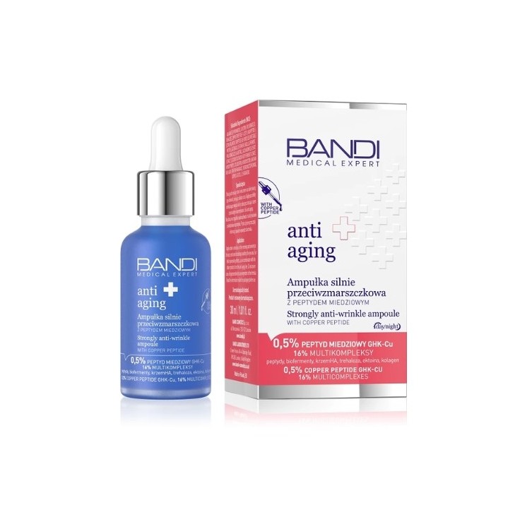 Bandi Medical Expert ANTI AGING Sterk antirimpelampul met koperpeptide 30 ml
