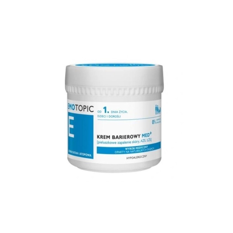 Emotopic Med+ Крем від попрілостей azs дерматит/бар'єрний PsA 75 мл
