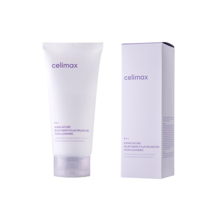 Celimax Derma Nature Relief Madecicia pH Balancing Foam Cleansing Washing Facial Foam 150 мл