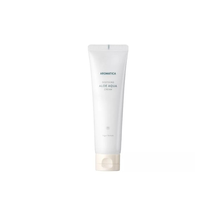 Натуральний зволожуючий крем для обличчя та тіла з алое Aromatica Soothing Aloe Aqua Cream 150 г