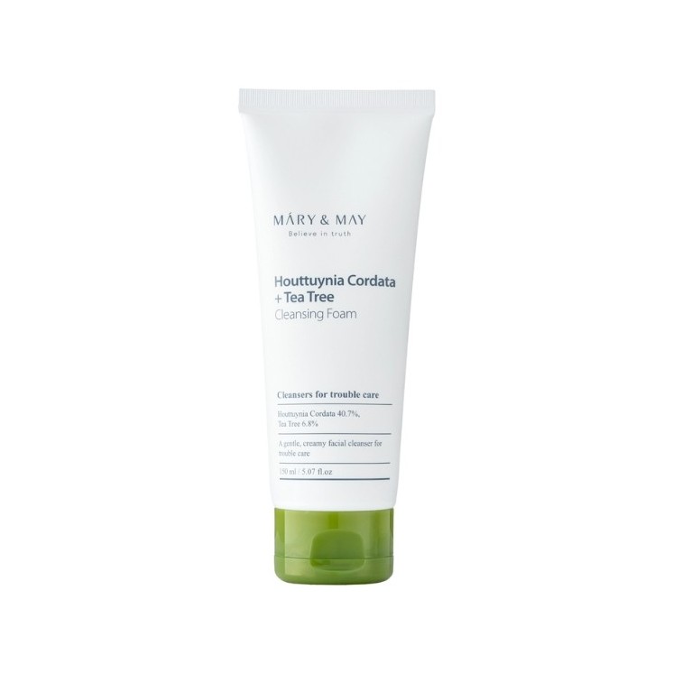 Mary&May Houttuynia Cordata + Tea Tree Cleansing Foam Очищаюча піна для обличчя з Houttuynia Cordata та Tea Tree 150 мл