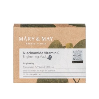Mary&May Niacinamide Vitamine C Brightening Mask Set Brightening Face Masks 30 stuks