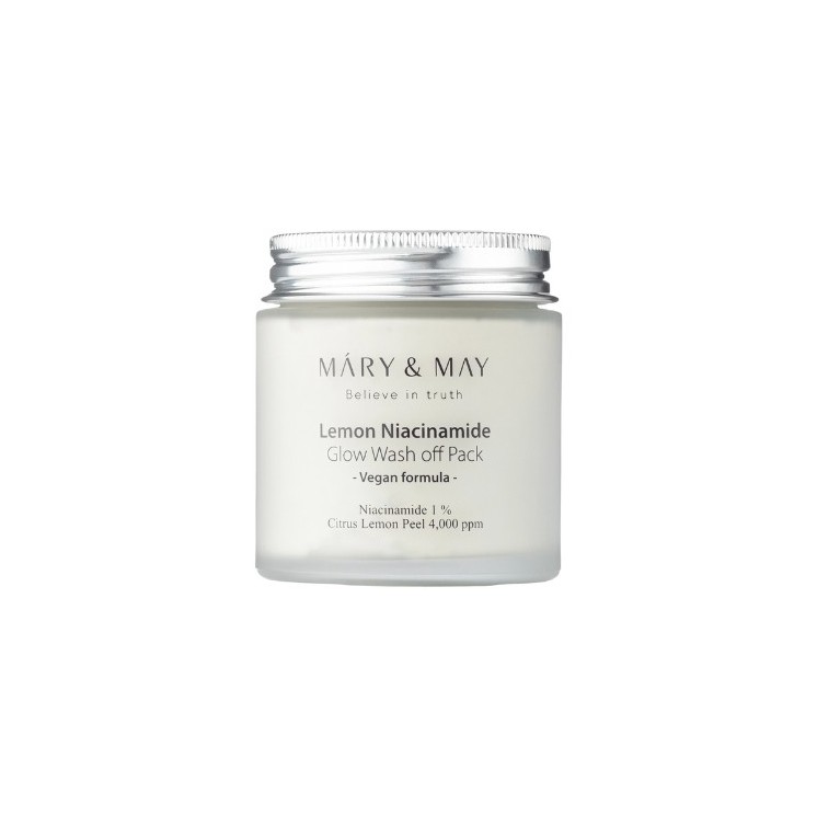 Mary&May Lemon Niacinamide Glow Wash off Pack Brightening Clay Mask 125 g