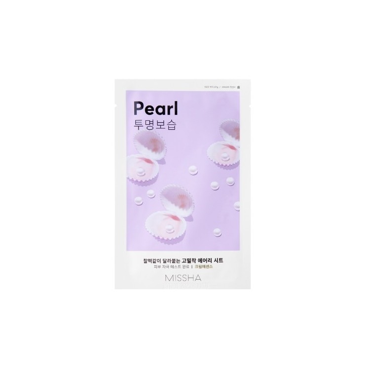 Missha Airy Fit Sheet Mask Pearl Verhelderend Sheet Mask 19 gr