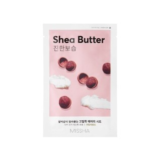 Missha Airy Fit Sheet Mask Shea Butter Hydraterend en voedend sheetmasker 19 g