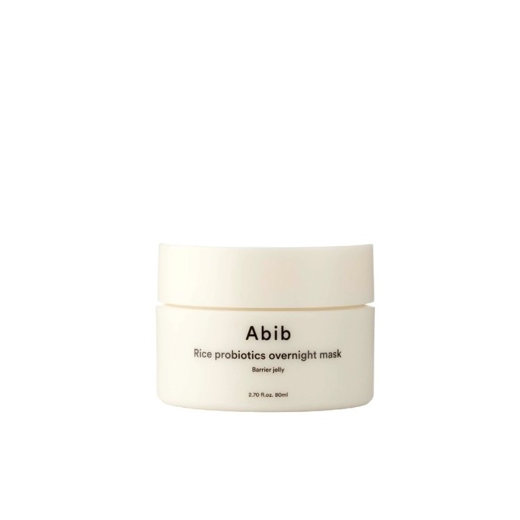 Abib Rice Probiotics Overnight Mask Barrier Jelly Overnight Mask mit Reis-Probiotika 80 ml