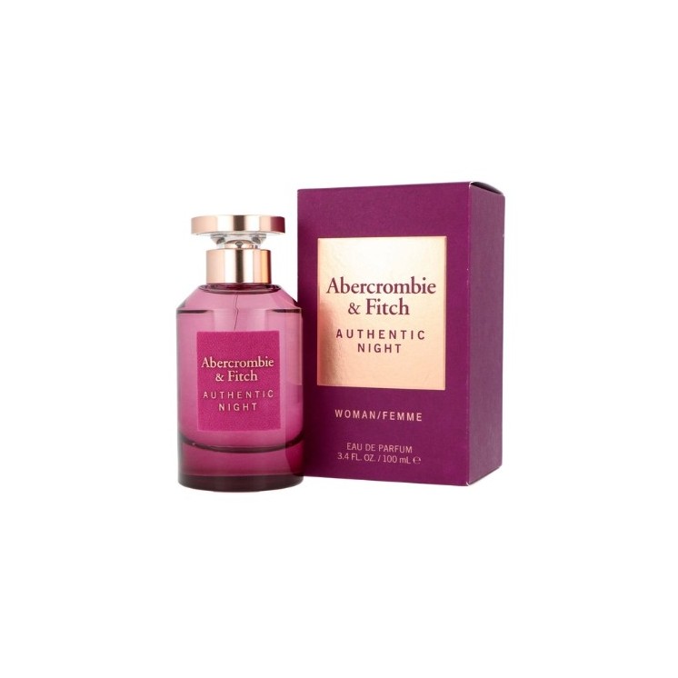Abercrombie & Fitch Authentic Night Woman Eau de Parfum voor dames 100 ml
