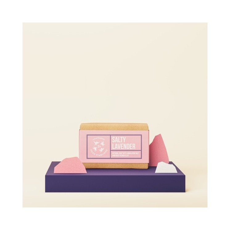 Mydlarnia Cztery Szpaki Salty Lavender natural bar soap 110 G