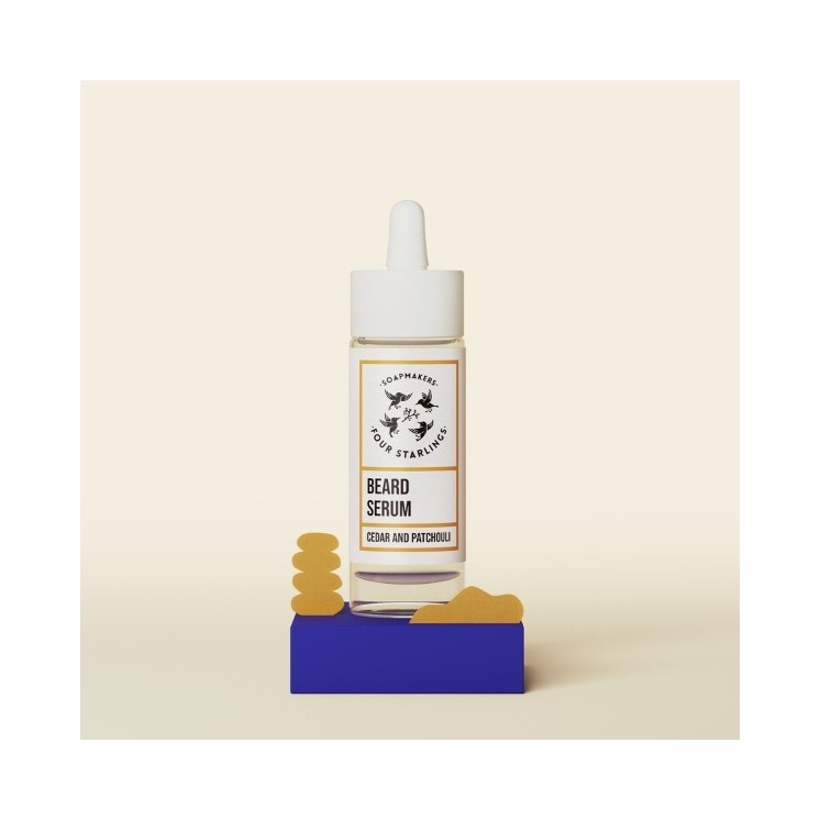 Serum для бороди Mydlarnia Cztery Szpaki Кедр і пачулі 30 мл