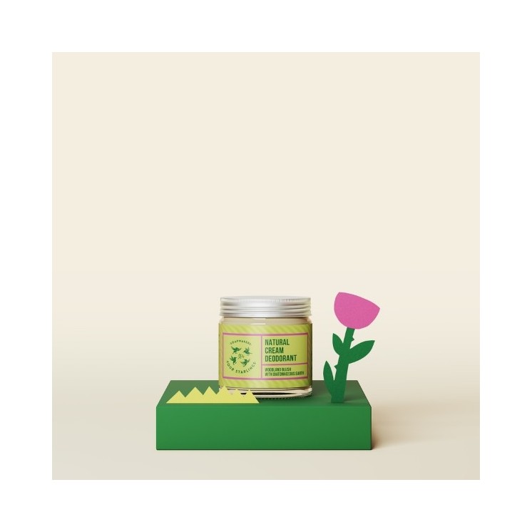 Mydlarnia Cztery Szpaki Natural deodorant cream Forest Rose 60 ml