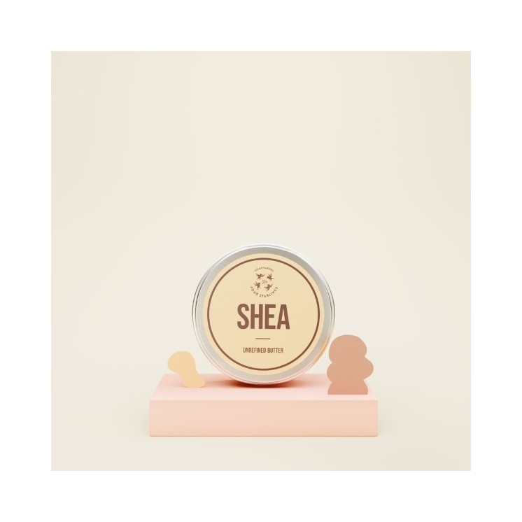 Mydlarnia Cztery Szpaki Karitéboter, ongeraffineerd, 150 ml