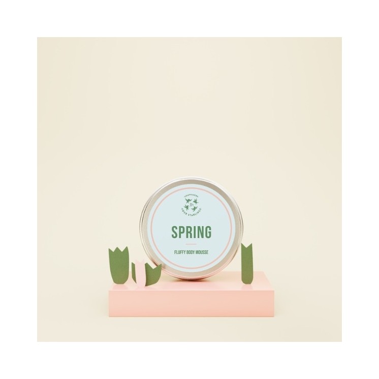 Mydlarnia Cztery Szpaki Fluffy Spring Körpermousse 150 ml