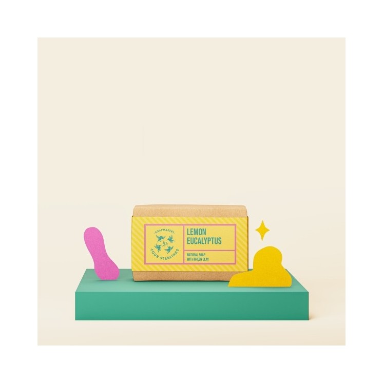 Mydlarnia Cztery Szpaki Eukaliptus Lemon Naturseife 110 g