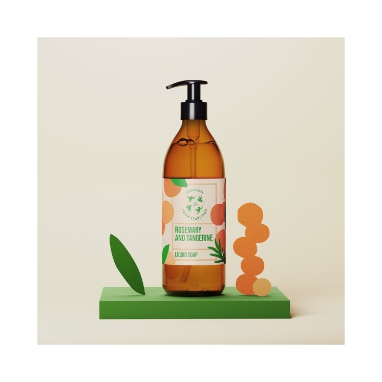 Mydlarnia Trzy Szpak Натуральне рідке мило Rosemary and Mandarin 500 мл