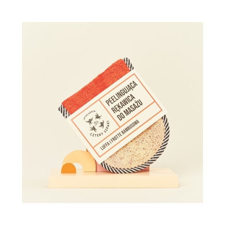 Mydlarnia Cztery Szpaki Peeling-Massagehandschuh