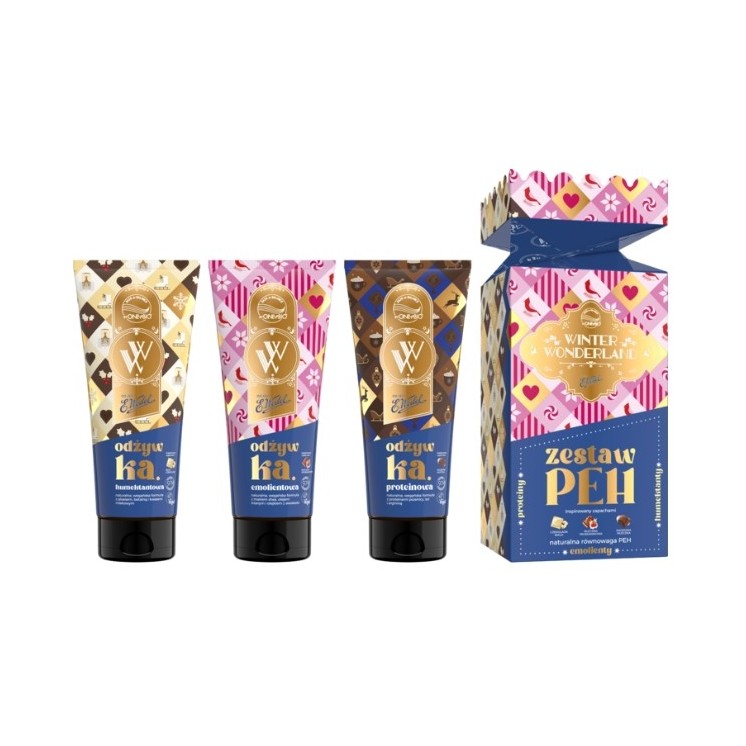 OnlyBio x Wedel Hair in Balance Kerstset PEH 3 x Haarconditioner 200 ml