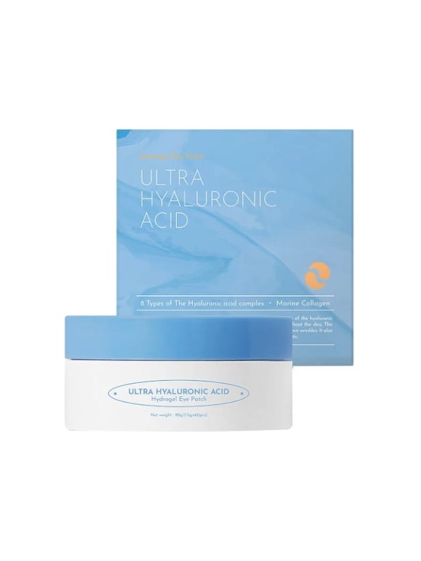 Orjena Ultra Hyaluronic Acid Hydrożelowe płatki pod oczy z kwasem hialuronowym 60 sztuk