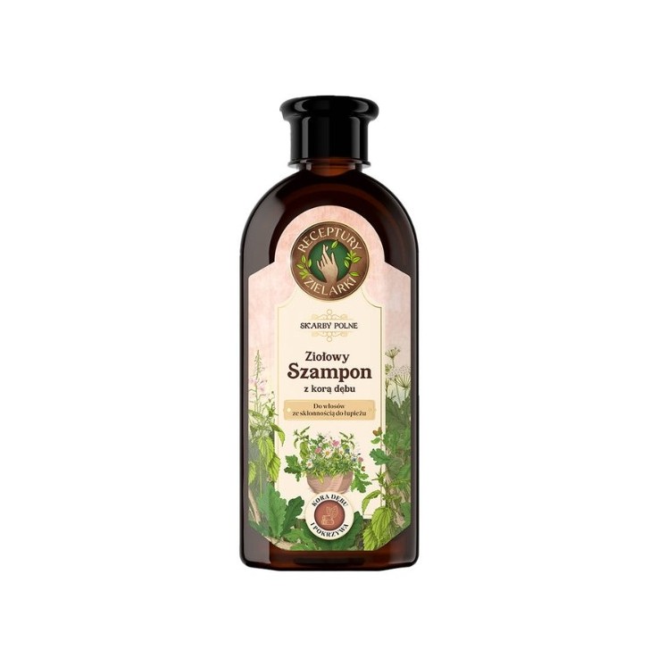 Recepten Herbalists Kruidenshampoo voor haar dat gevoelig is voor roos, eikenschors en brandnetel 350 ml