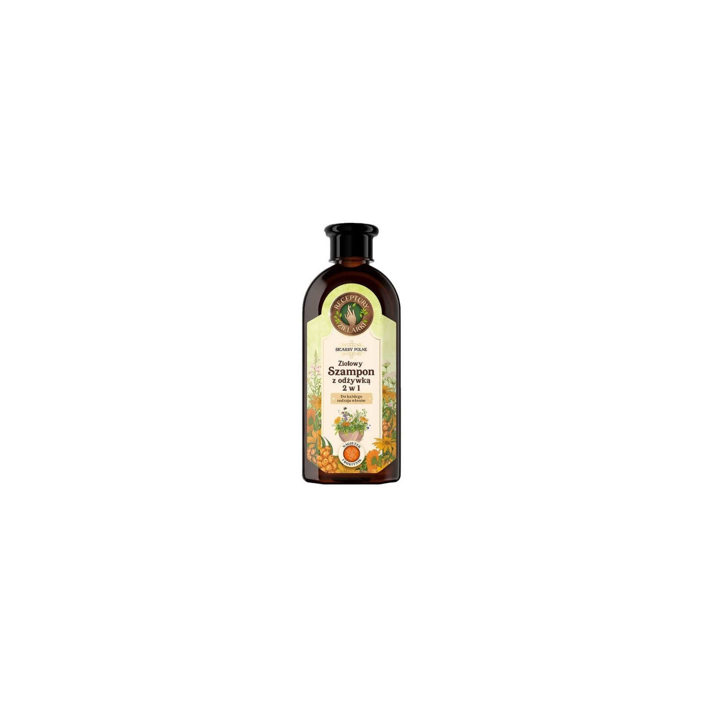 Recepten Herbalists 2in1 kruidenshampoo voor alle haartypes calendula en duindoorn 350 ml