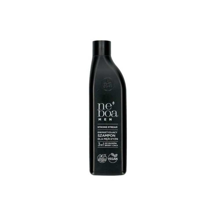 Neboa Men Strong Stream Energiserende haarshampoo voor mannen 3 in 1 300 ml