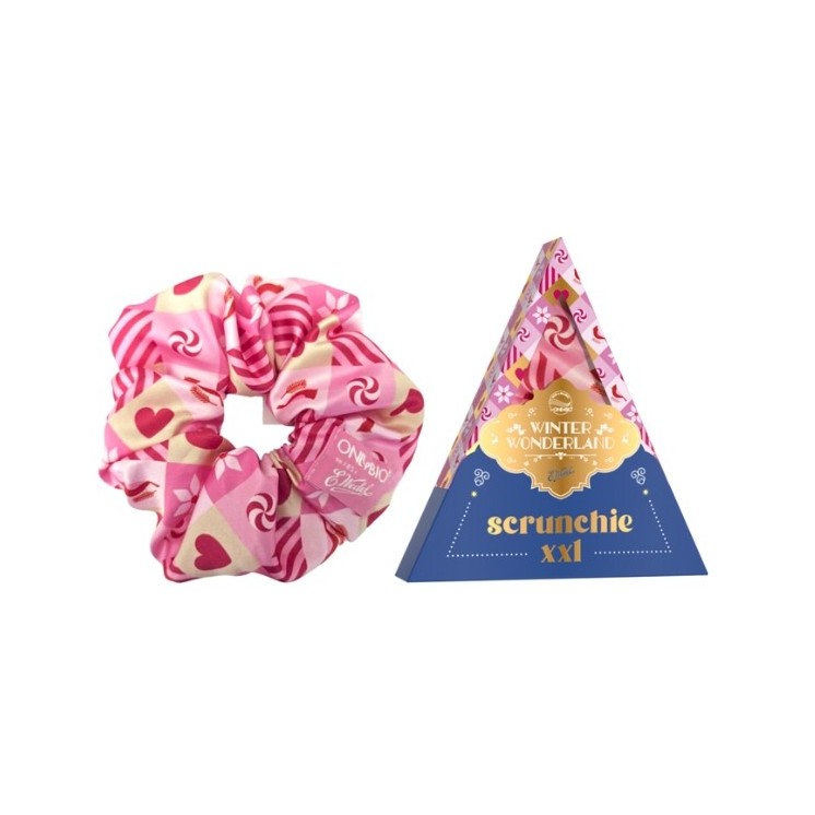 OnlyBio x Wedel Hair in Balance Scrunchie XXL Milk Chocolate Strawberry