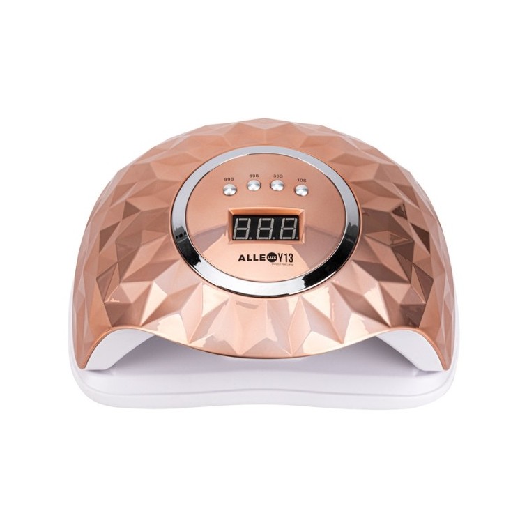dual UV/ LED Nail Lamp 248 W for Hybrid Varnishes and Gels Gold
