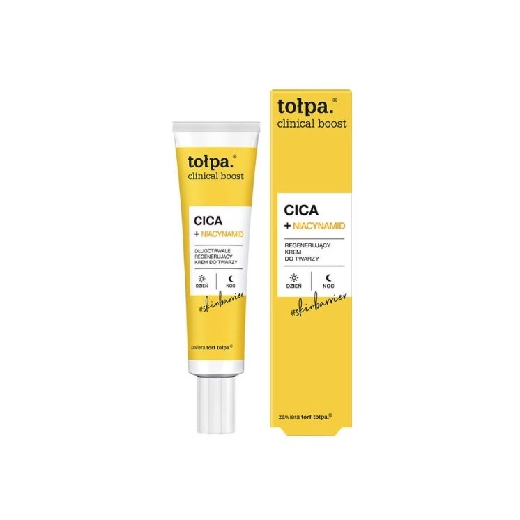 Tołpa Clinical Boost відновлюючий крем для обличчя CICA та ніацинамід 40 мл