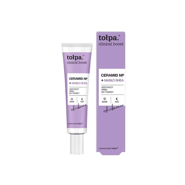 Tołpa Clinical Boost живильний крем для обличчя Ceramide NP і масло ши 40 мл