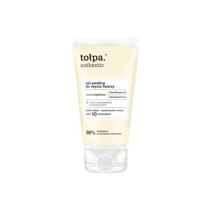 Tołpa Authentic Гель- Peeling для очищення обличчя з мигдальною кислотою 150 мл